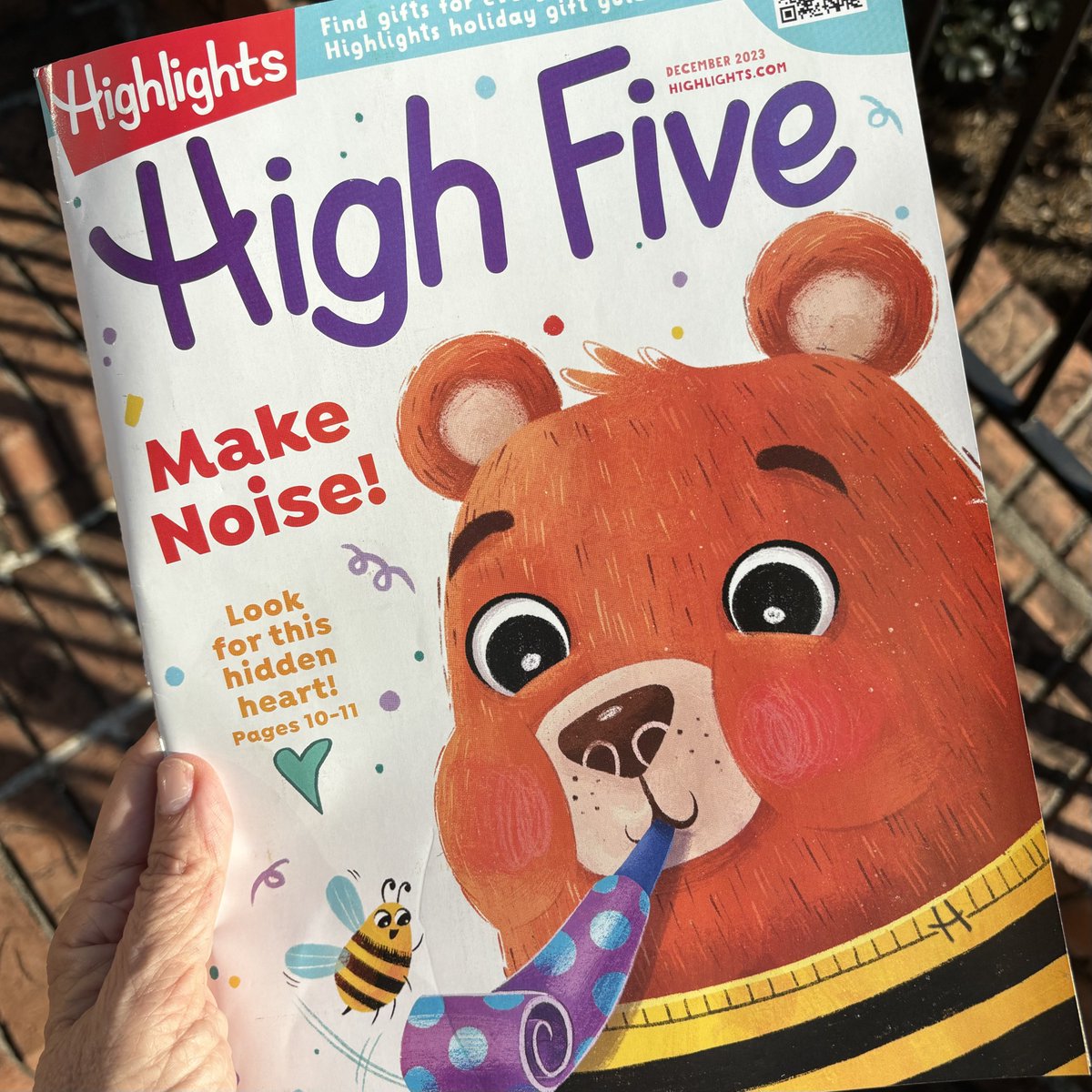 My first time in @Highlights HIGH FIVE magazine! Such fun to see HENRY’S HANUKKAH SURPRISE in the December issue. Huge thanks to Rotem Teplow for bringing my story to life with her adorable art! #KidLit #WritingCommunity #Hanukkah #AmWriting #JewishKidLit