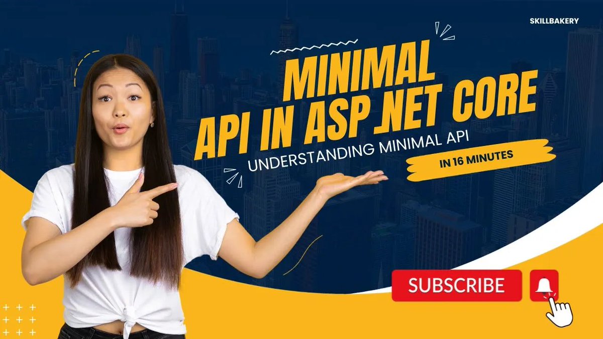 skillbakery's tweet image. Dive into the world of C# and ASP. NET Core 6! Master Minimal APIs with insights on caching and API versioning. Check out the video here:
youtu.be/TEy5-xCK1Rg
#CSharp #AspNetCore6 #MinimalAPIs #APIVersioning #Caching #SkillBakeryStudio