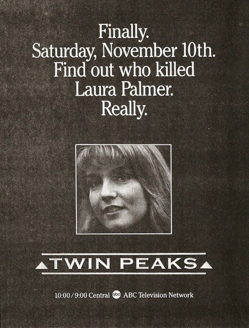 ObnoxandAnony's tweet photo. On this date, television changed.
#TwinPeaks https://t.co/R5TJv0cQhC