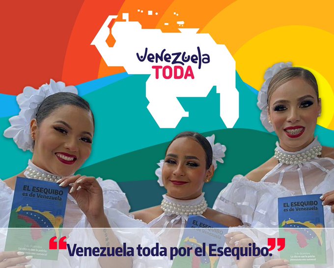 Venezuela está lista para defender su verdad histórica. Somos cultura, somos libertad, somos juventud, somos Esequibo. #10Nov @Gloria_hdezP #Venezolanos5VecesSí
