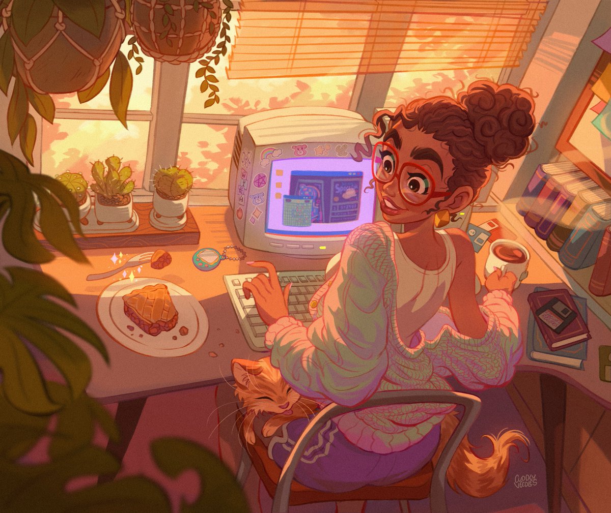 cuddlyveedles's tweet photo. it's good being a witch in the 90s 🧙‍♀️✨ https://t.co/g54FLf8acs