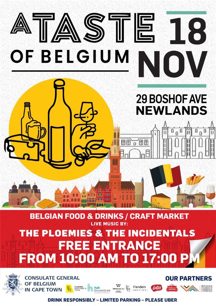 This one is for all the folks in the Mother City. Save The Date for this years A Taste of Belgium 🇧🇪 Enjoy everything Belgium has to offer from cheese, to chocolate, frites and of course Belgian Beer. Duvel, Liefmans, La Chouffe, Vedett, #BelgianBeerCompany #BelgianBeer