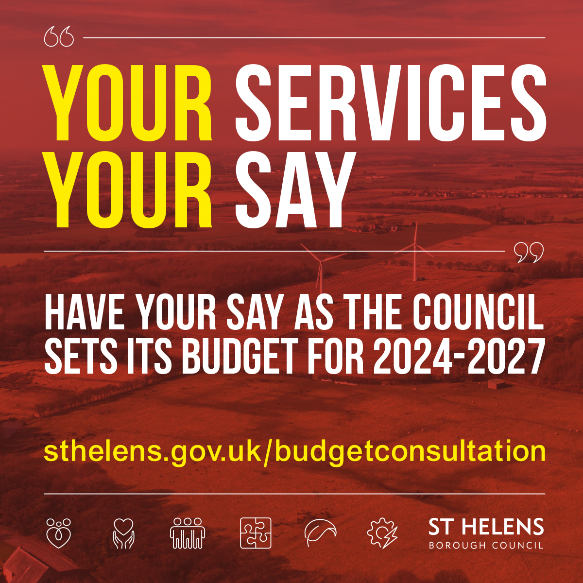 As residents and businesses weather increasing financial pressures, so too does St Helens Borough Council which is why we have launched a public consultation on our budget for 2024 - 2027.

To find out more and to have your say, visit: orlo.uk/Kn2l2