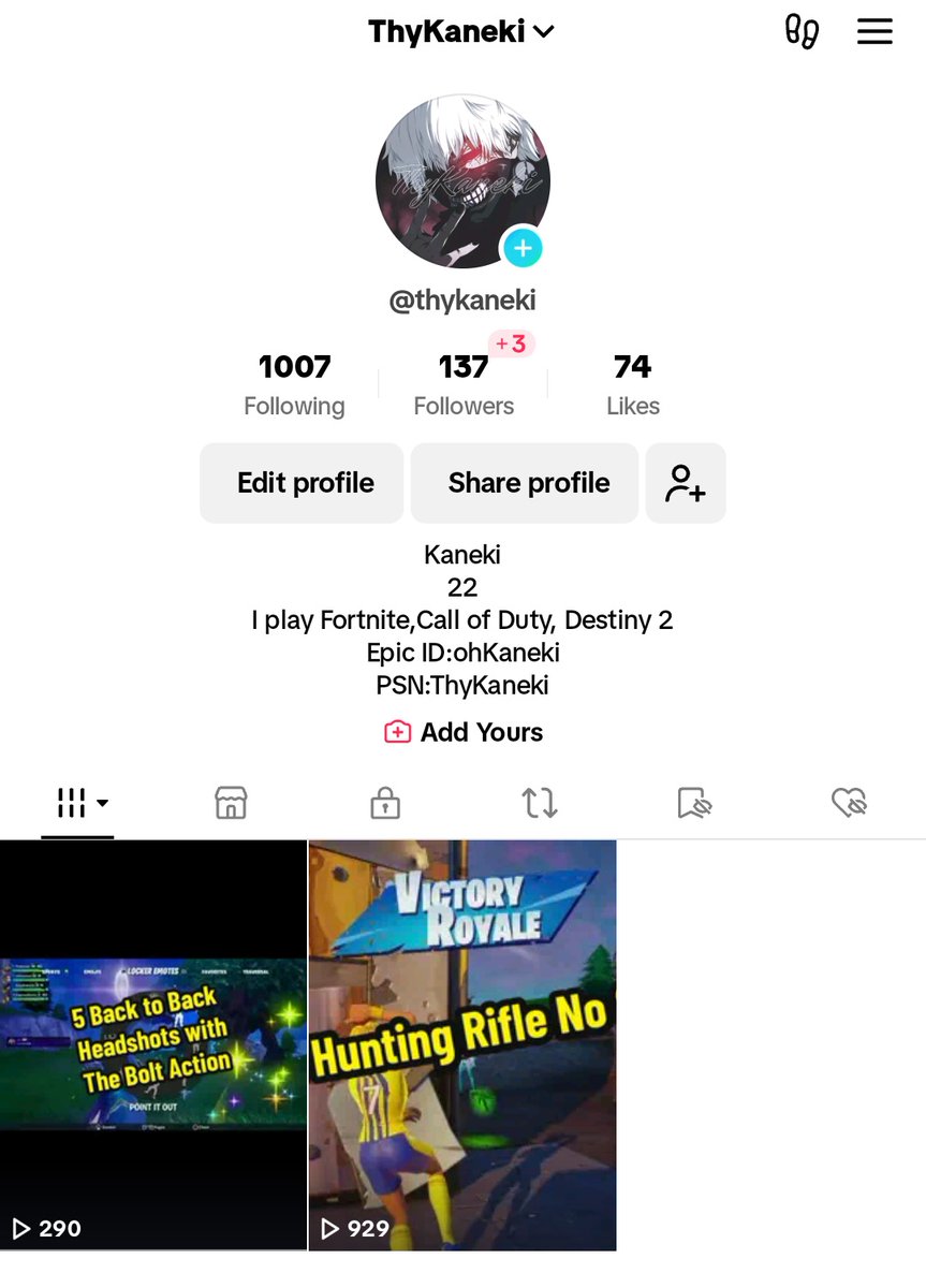 Started posting on Tik Tok so please go Support me by Liking and Following. Much Appreciated.