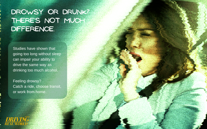Holiday road trip ahead? Remember that #drowsydriving may be just as dangerous as #DrunkDriving.