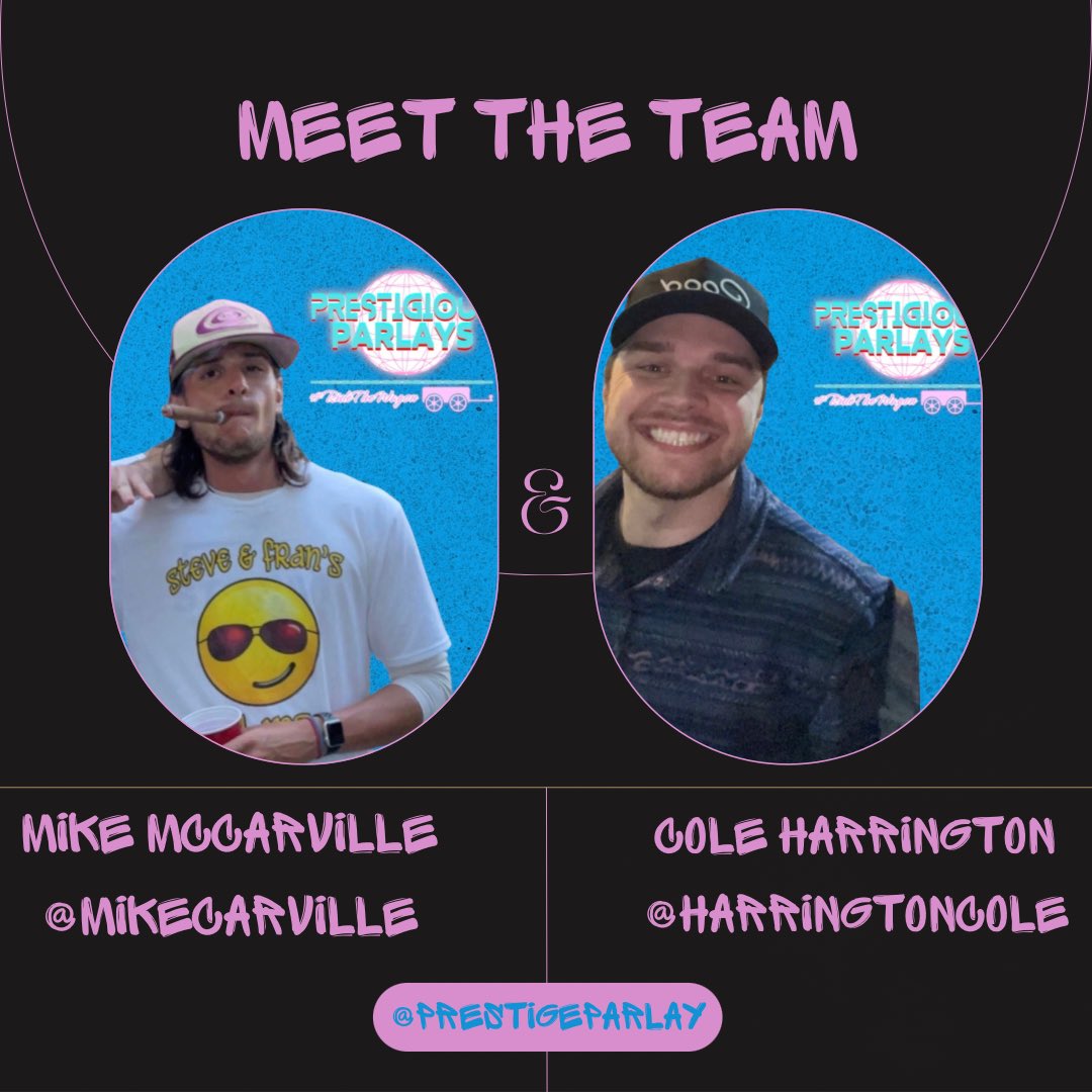 PrestigeParlay's tweet photo. We’re extremely excited to announce the newest addition to our team! @harringtoncole 

Stay tuned this weekend, we got some major plays that were eyeing! https://t.co/BtewjcRrpe