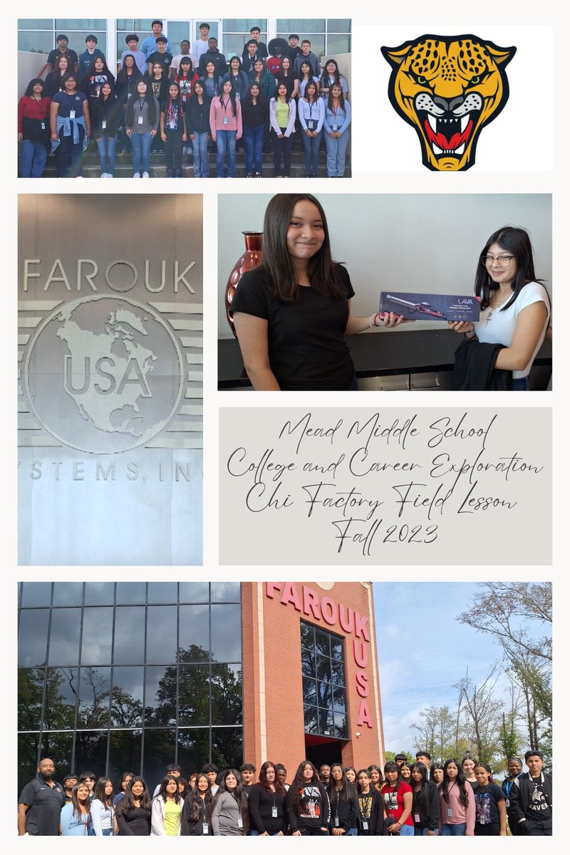 Yesterday
<a href="/MeadMS_AISD/">Mead Middle School</a>
Our College and Career Exploration students got a chance to experience The CHI Factory! The observed career pathways associated with STEM, distribution and logistics, management, and manufacturing.
<a href="/AldineISD/">Aldine ISD</a> <a href="/AldineCTE/">Aldine CTE</a>
<a href="/terridosborne/">Dr. Terri Osborne</a> <a href="/MrLara9/">MrLara</a>
#MyAldine