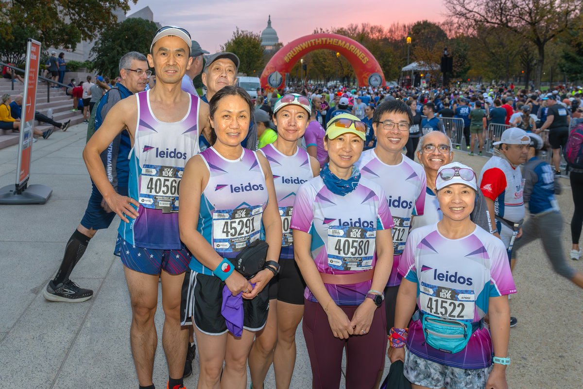 And it's 248 candles for the United States Marine Corps @USMC! Happy birthday 🎂 In your honor, more than 300 of our awesome #TeamLeidos colleagues and their families recently took part in the @Marine_Marathon to run with purpose and finish with pride 🇺🇸 #RunWithTheMarines