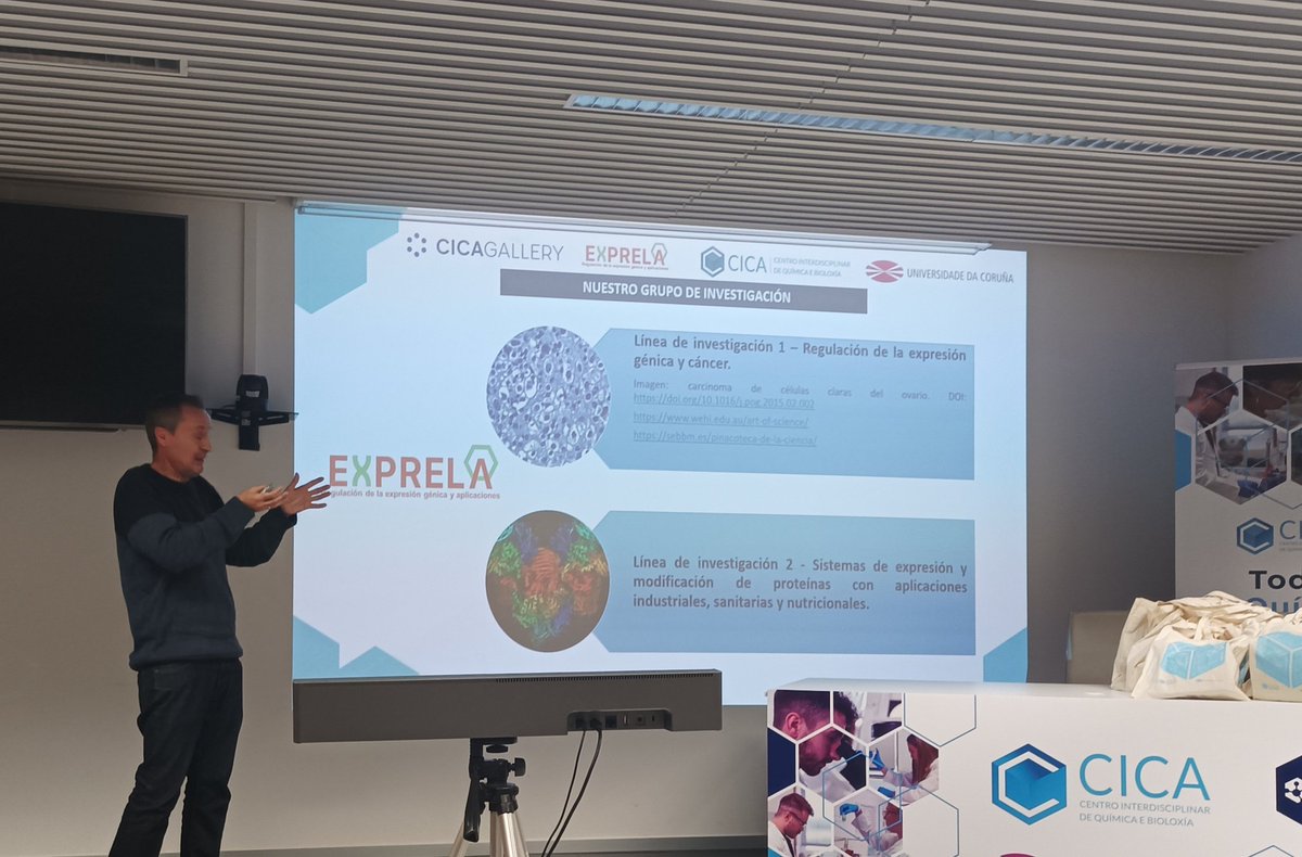 vanvalgar's tweet photo. Escuchando ahora a l@s investigador@s participantes presentando sus proyectos. ¡Cuántas cosas interesantes hacemos en el CICA! 👏🏻👏🏻🤩

#OrgulloCICA #OrgulloUDC https://t.co/73jmviwoat