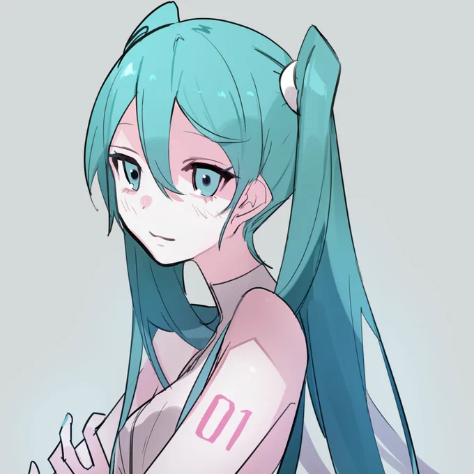 ついこういうミクさんを描きたくなる