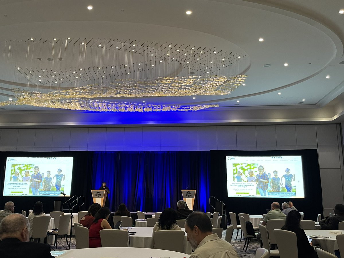 Dr Margot Savoy, giving outstanding presentation on HPV vaccination. Thanks for shout out to ACS HPV Roundtable!@ACS_Research <a href="/ACSNews/">ACSNews</a> <a href="/arifkamalmd/">Arif Kamal MD, MBA, MHS</a> <a href="/aafp/">AAFP</a>