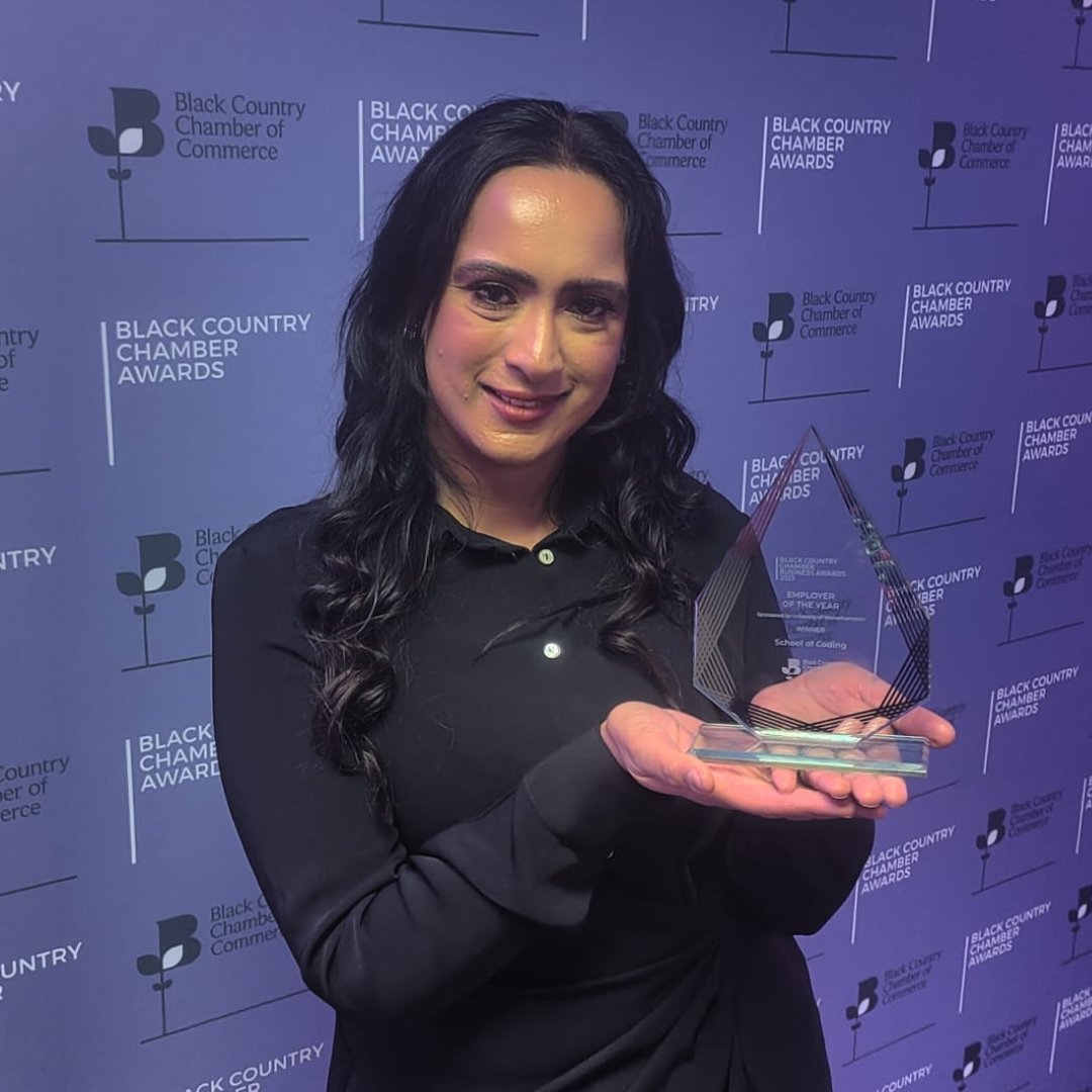 schoolofcoding's tweet image. More snapshots from the Employer of the Year award ceremony at the Black Country Chamber Business Awards 2023! 🏆📸
#BCBA2023 #EmployerOfTheYear #Schoolofcodingai #winners #blackcountry #wolverhampton #penderford