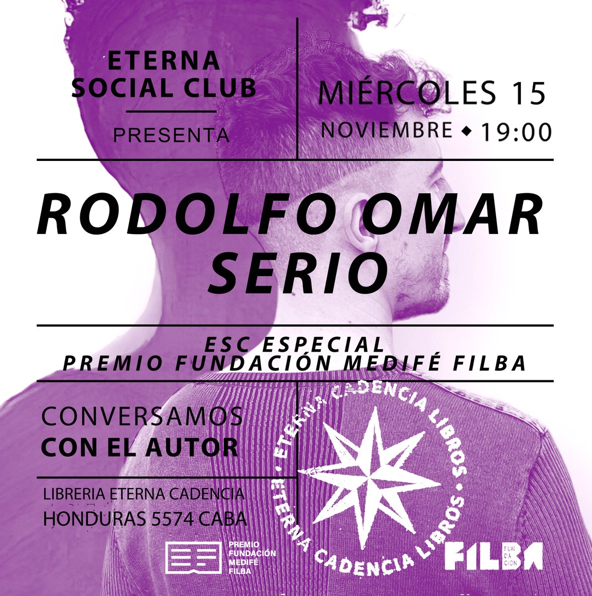 FundacionFilba's tweet image. #EternaSocialClub⚡️
Entrevista a la lista corta del #PremioFMF
El miércoles nos visita Rodolfo Omar Serio en @eternacadencia 🌿
eternasocialclub.com
@OEditora
@FundacionMedife