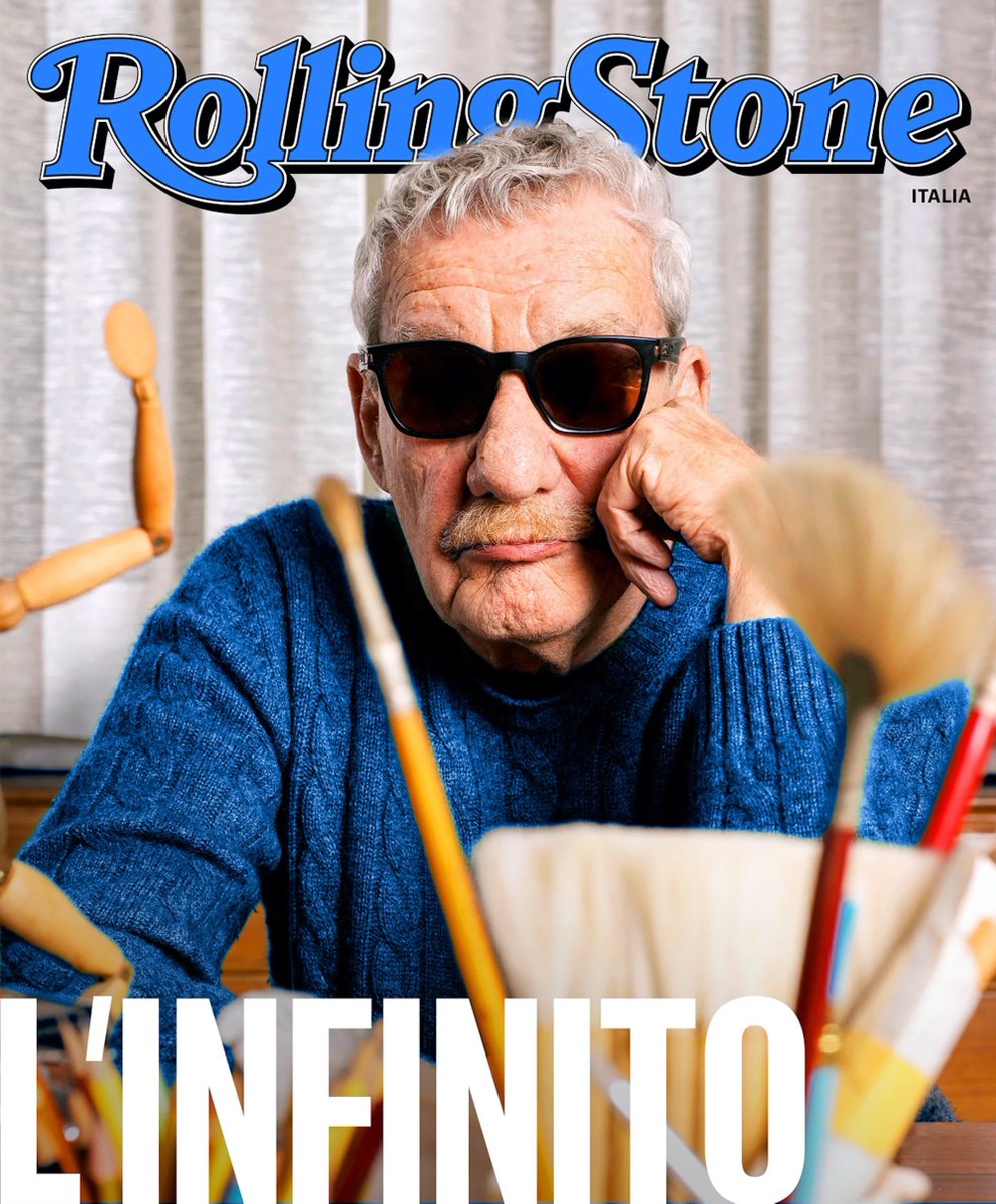 Copertine belle bellissime: Paolo Conte su Rolling Stone Italia. Foto di Laura Baiardini.