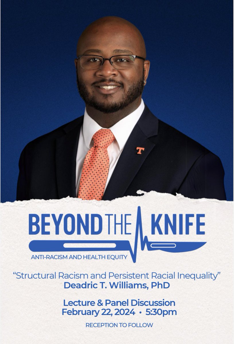 Deadric T. Williams (@doc_thoughts) on Twitter photo I want to share that I will be giving the endowed "Beyond the Knife" lecture at the University of Buffalo's Jacobs School of Medicine in February 2024. <a href="/Jacobs_Med_UB/">Jacobs School at University at Buffalo</a>
<a href="/UBSurgery/">Department of Surgery | University at Buffalo</a> <a href="/MikeLambPhD/">Mike Lamb, PhD</a> I want to share that I will be giving the endowed "Beyond the Knife" lecture at the University of Buffalo's Jacobs School of Medicine in February 2024. <a href="/Jacobs_Med_UB/">Jacobs School at University at Buffalo</a>
<a href="/UBSurgery/">Department of Surgery | University at Buffalo</a> <a href="/MikeLambPhD/">Mike Lamb, PhD</a>