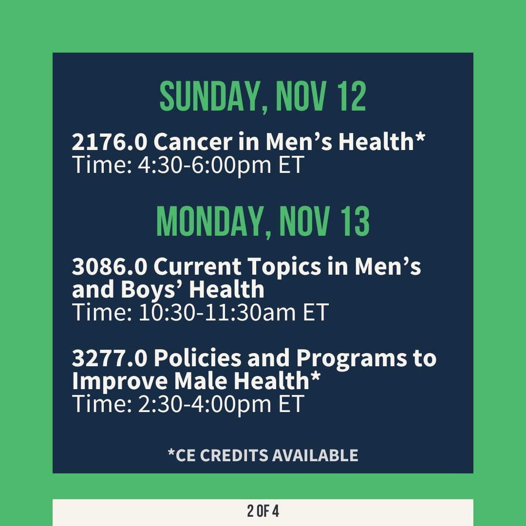 Men's Health Caucus tweet media