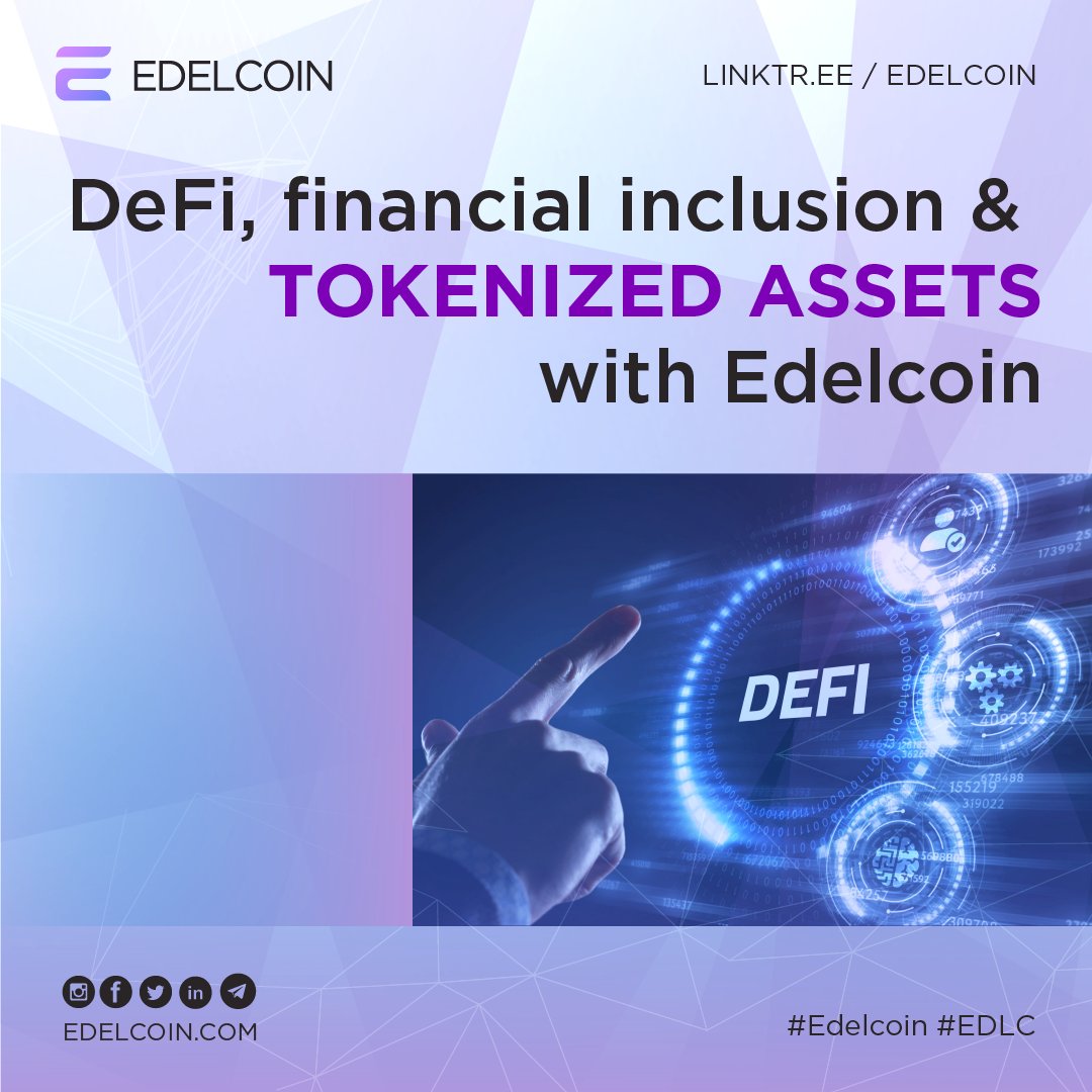 Embark on a journey with #Edelcoin, where #DeFi, financial inclusion, and #tokenized #assets unite to foster a robust and inclusive financial ecosystem. Dive deeper into a crypto realm built for all! t.ly/K6DVF #FinancialInclusion #TokenizedAssets