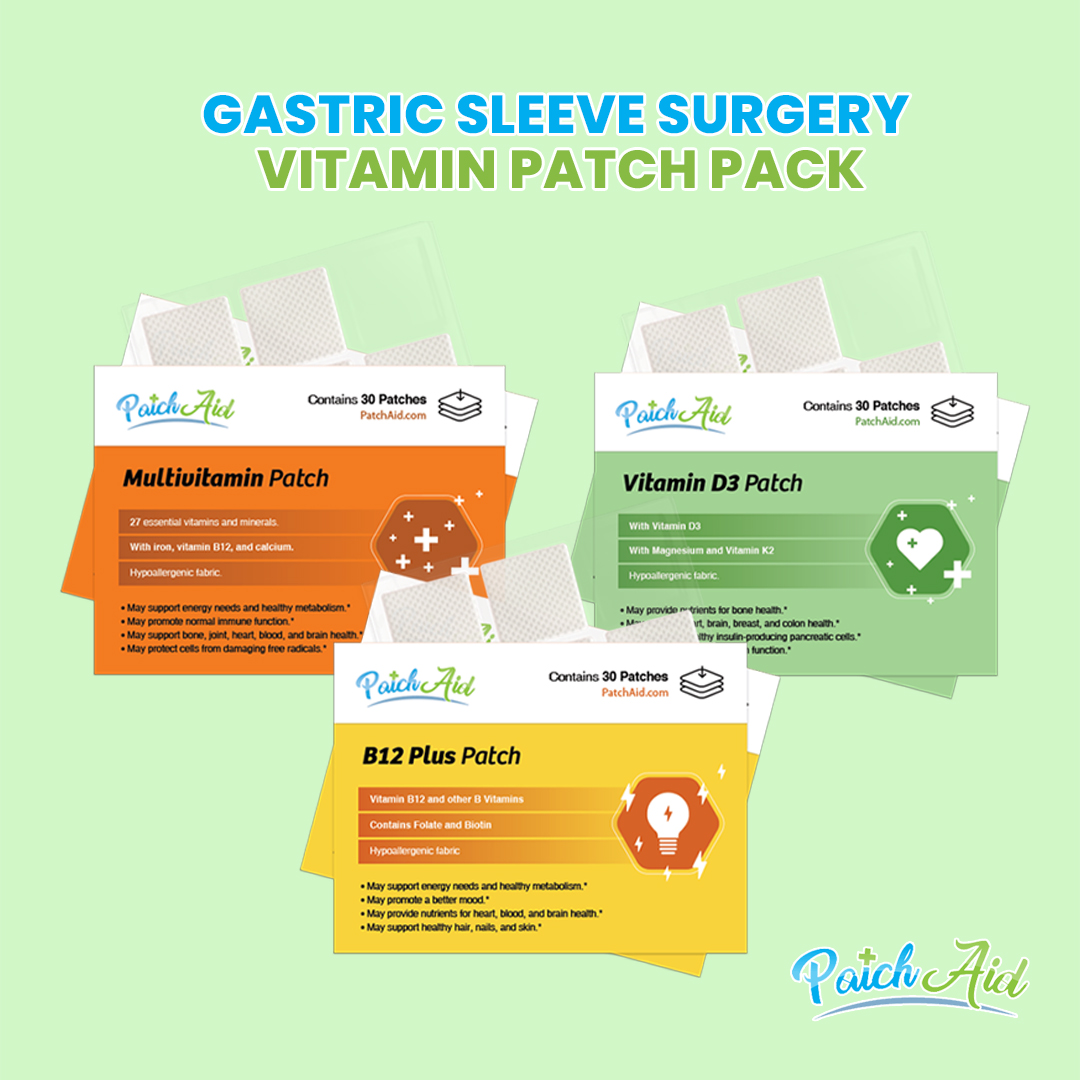 Metabolism and Energy Support Vitamin Patch Pack by PatchAid by