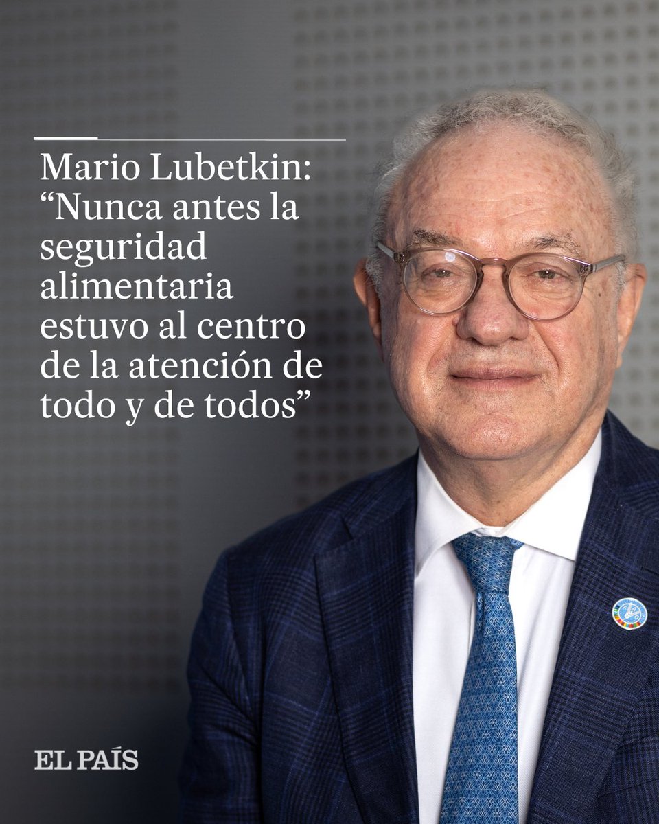 💬 Entrevista a Mario Lubetkin (@mariolubetkin), representante Regional para América Latina y el Caribe de la FAO (@FAOenEspanol): “Nunca antes la seguridad alimentaria estuvo al centro de la atención de todo y de todos”

🖋️ @antodelafuente
🔗 tinyurl.com/4kwr7ps8