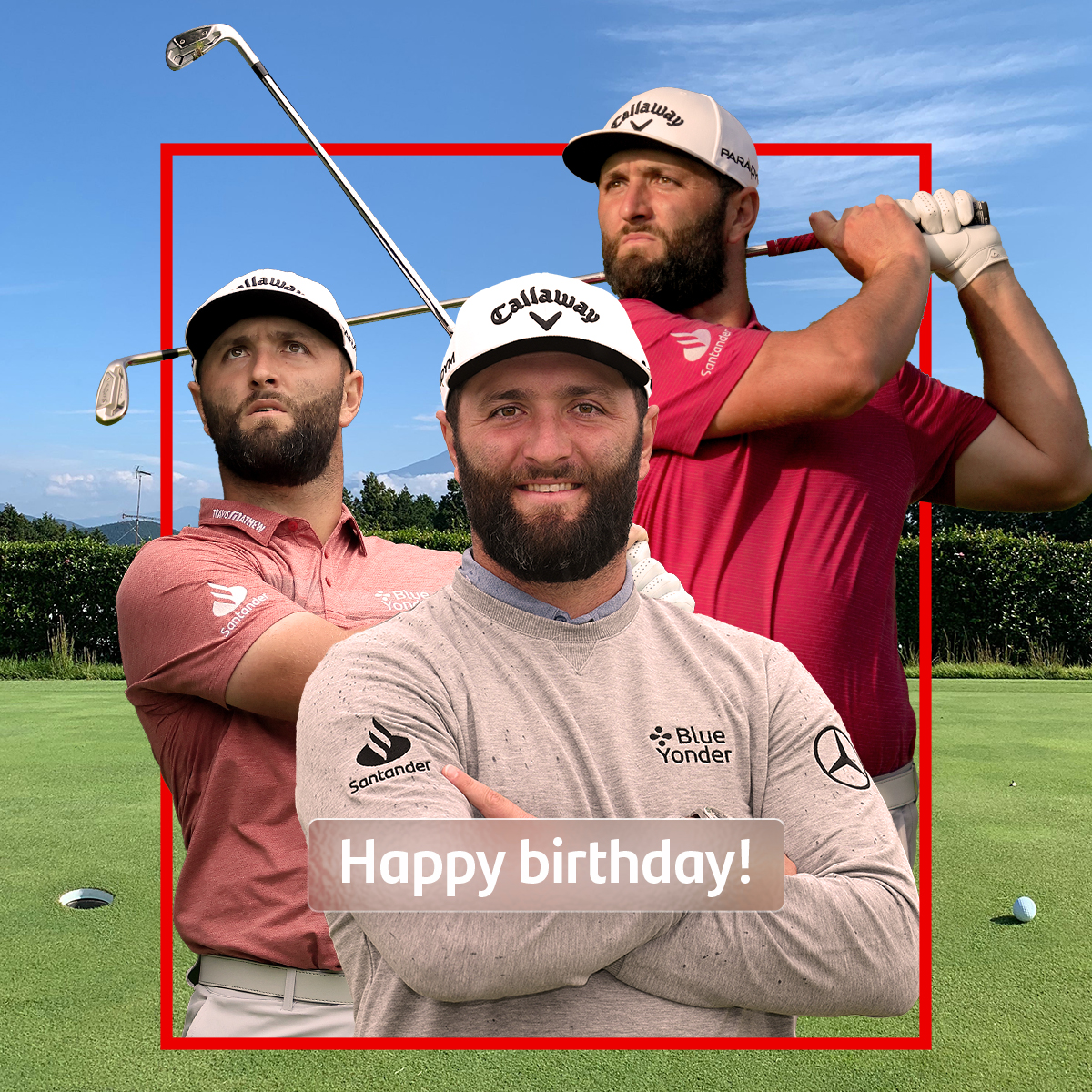 We'd like to extend our best wishes to our ambassador, @JonRahmpga , one of the world's top golfers, on this special day - Happy Birthday