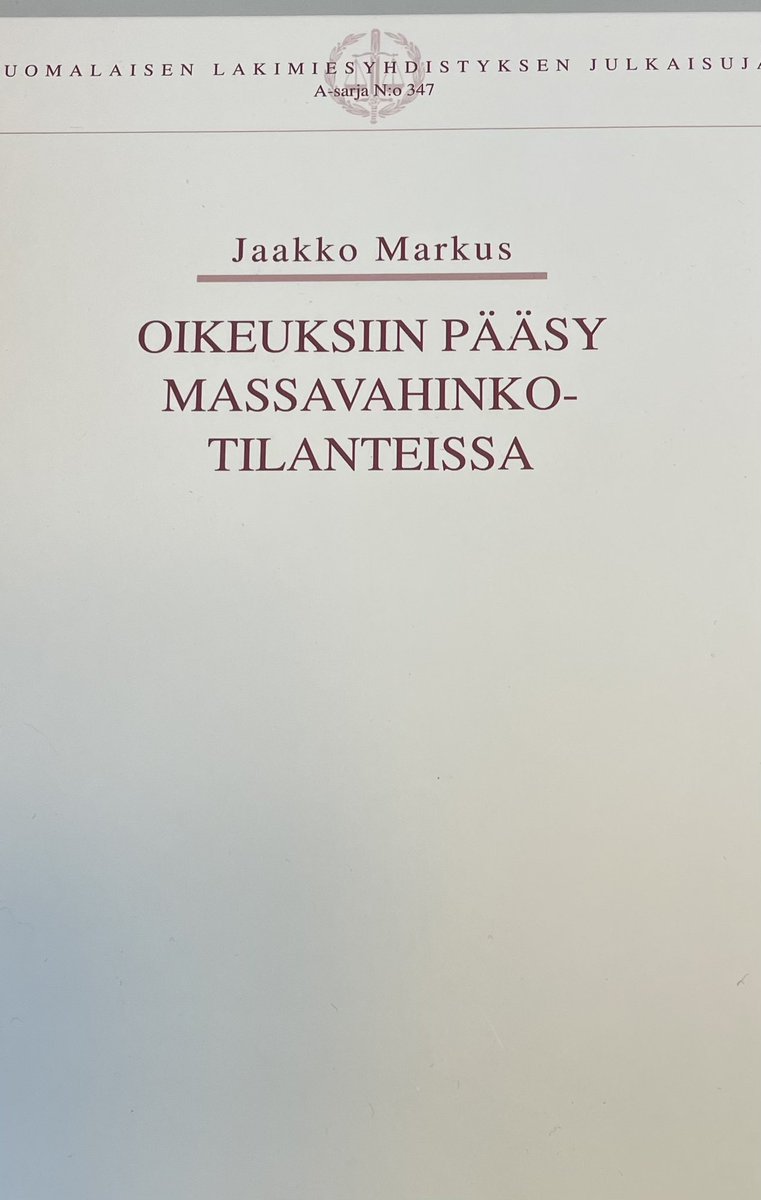 Vuoden väittelijän palkinto OTT Jaakko Markukselle. Onnea!