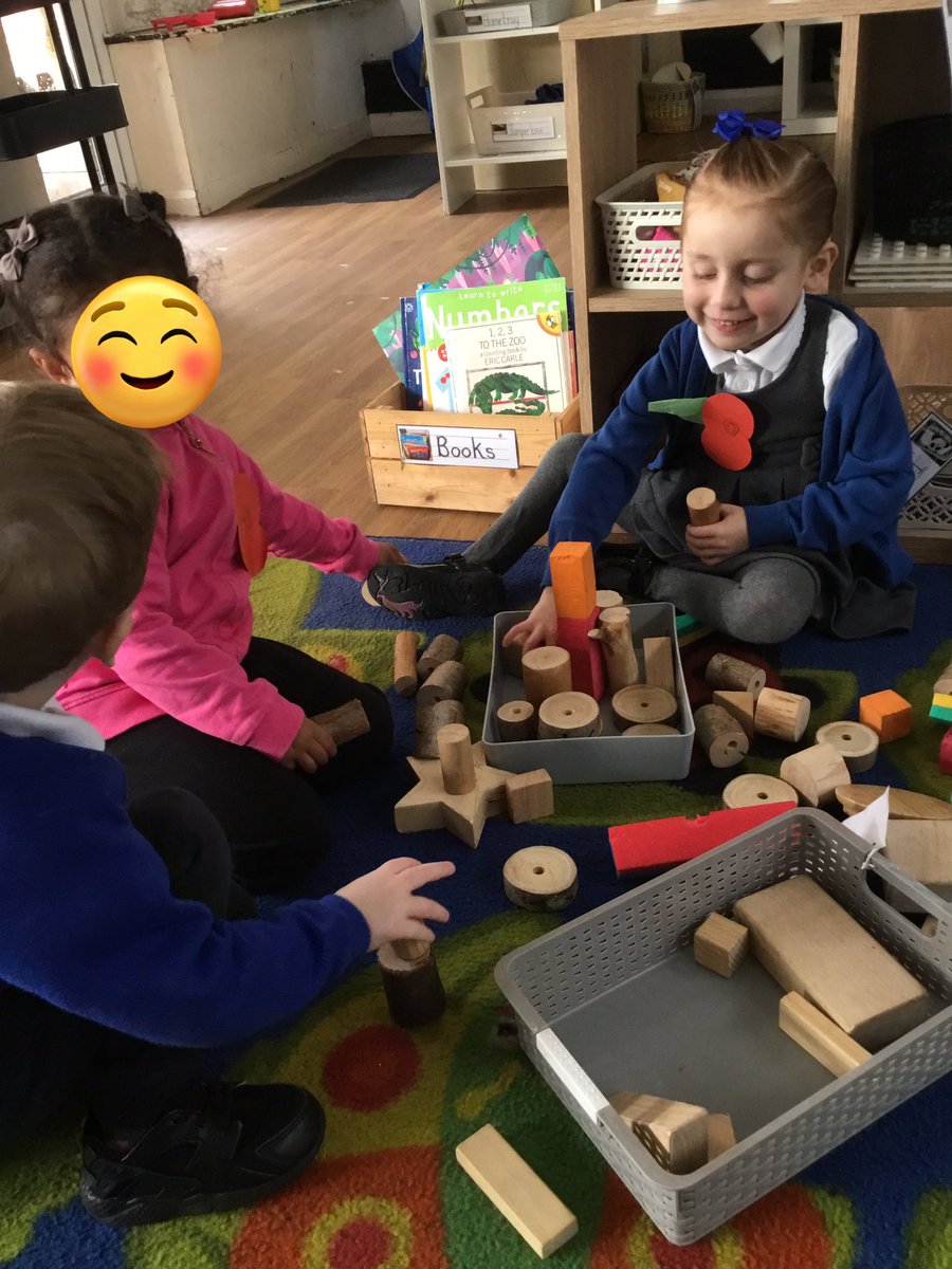 NurserySilas's tweet photo. Lots of building going on in Nursery today “tall” “it’s balancing” “we did it together” #constructiontime @stsilasschool @RainbowEduMAT https://t.co/8LhR4GJets