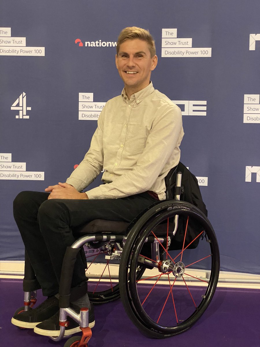 There are over 16 million disabled people in the UK so I feel truly honoured to be recognised by the @ShawTrust as one of the power 100. It’s an honour to be amongst such great company and listed in the top 10 in entertainment. #disabilitypower100