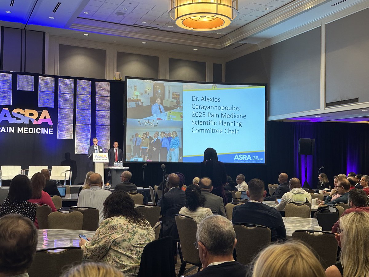 Lynn Kohan (@kohanlynn) on Twitter photo Opening presidential address at #asrafall23
<a href="/ASRA_Society/">ASRA Pain Medicine</a> <a href="/garyschwartzmd/">Gary Schwartz MD, FASA</a> <a href="/dr_rajgupta/">Raj Gupta, MD, FASRA</a> <a href="/DElmofty/">Dalia Elmofty</a> <a href="/NarouzeMD/">Samer Narouze,MD,PhD,MMM</a> <a href="/nwarnerMD/">Nafisseh Warner MD</a> @ Opening presidential address at #asrafall23
<a href="/ASRA_Society/">ASRA Pain Medicine</a> <a href="/garyschwartzmd/">Gary Schwartz MD, FASA</a> <a href="/dr_rajgupta/">Raj Gupta, MD, FASRA</a> <a href="/DElmofty/">Dalia Elmofty</a> <a href="/NarouzeMD/">Samer Narouze,MD,PhD,MMM</a> <a href="/nwarnerMD/">Nafisseh Warner MD</a> @