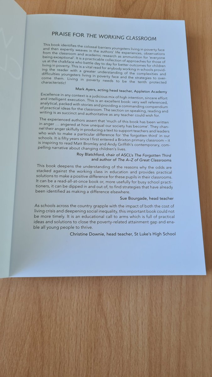 Absolutely delighted to endorse this practical &amp; insightful book. Our staff <a href="/StLukesHigh/">St Luke’s High School</a> were privileged to work with <a href="/OTeaching/">Andy Griffith</a>  this session to develop our approaches to equity &amp; social justice.  His passion for learning and ensuring ALL young people thrive is so inspiring!