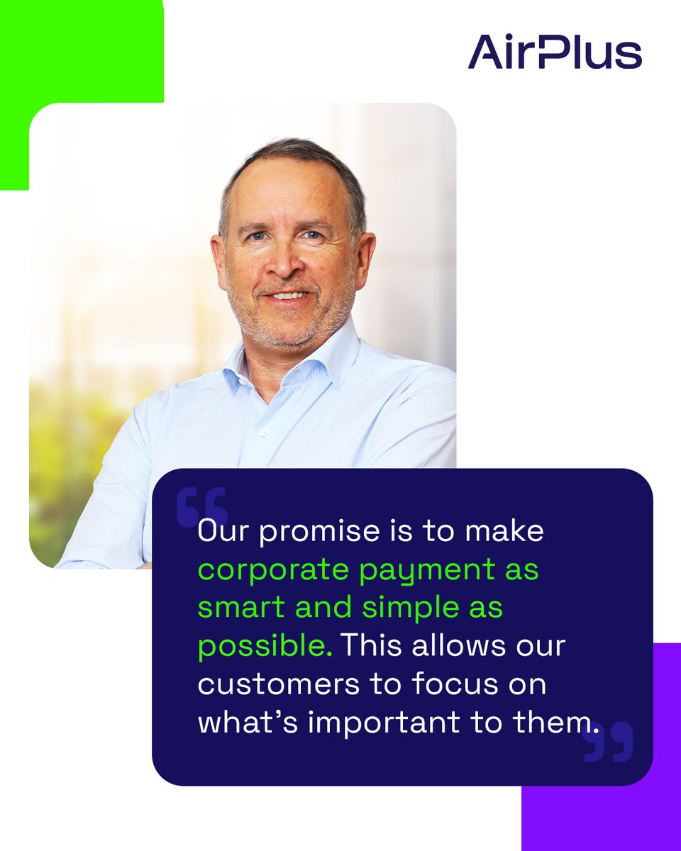 AirPlus's tweet photo. It’s simple. The world is changing, and we are too. Shaping together the future of #corporate #payment. Excited yet? Stay tuned for more.
#AirPlus #Smartandsimple
https://t.co/PIaIZUHkxQ https://t.co/LQ7Um7ehg8