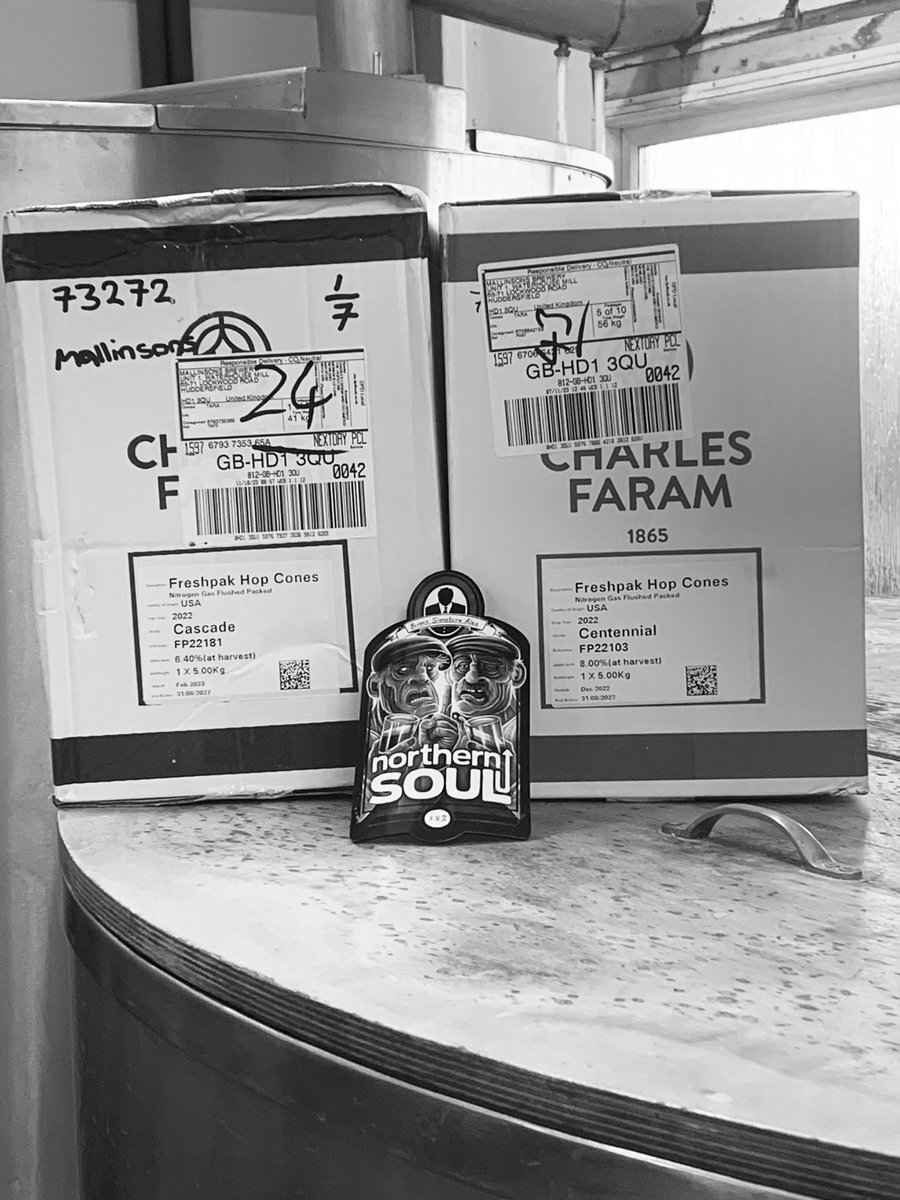 Good morning friends! It’s a Friday Brewday and a BSA Brewday! Northern Soul, BSA’s original pale ale will be available in pubs everywhere in a few short weeks!!