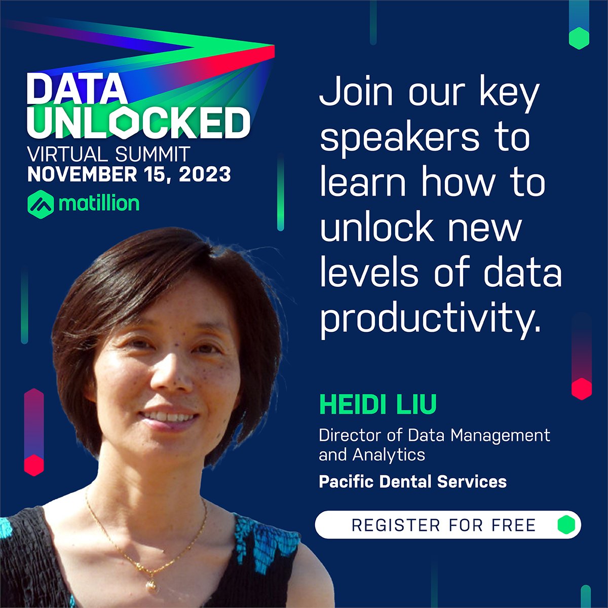 👀Have you seen our stellar line up of speakers for Data Unlocked 2023? This isn't one to miss, secure your spot today!📣 matillion.com/data-unlocked-…