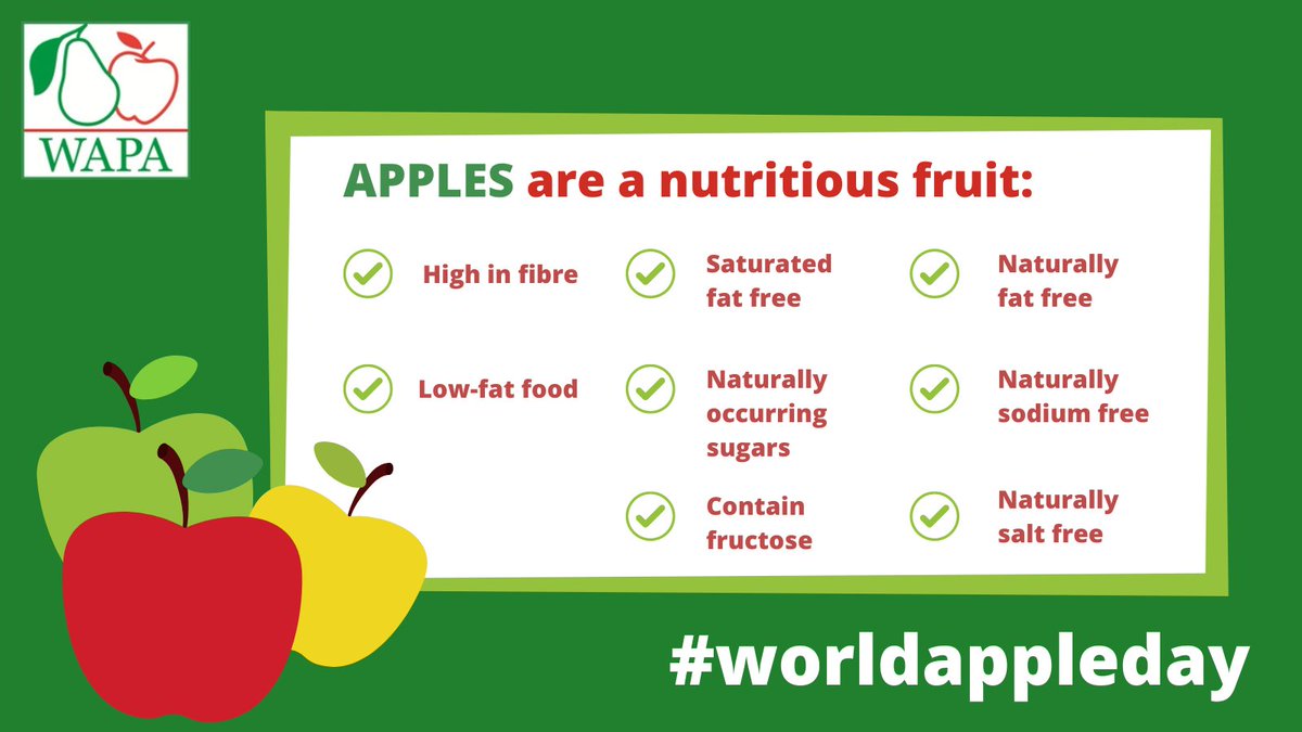 #Apples🍎🍏 are a nutritious #fruit! 

Check out why they're so good for you on #worldappleday ⬇️