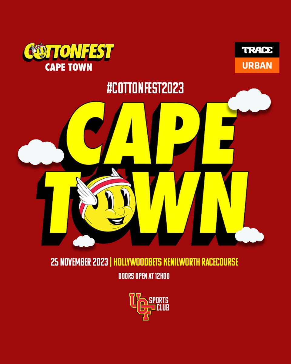 TRACE_Inter's tweet photo. Cape Town, let's operate‼️🕺💯🔥 

Check out the LINK IN BIO 🔗 to secure your tickets 🚀 #CottonFest #cottonfest2023 #CF2023 #UCF2023 #UCFSPORTSCLUB #UCFSC https://t.co/jLAhvFCTZX