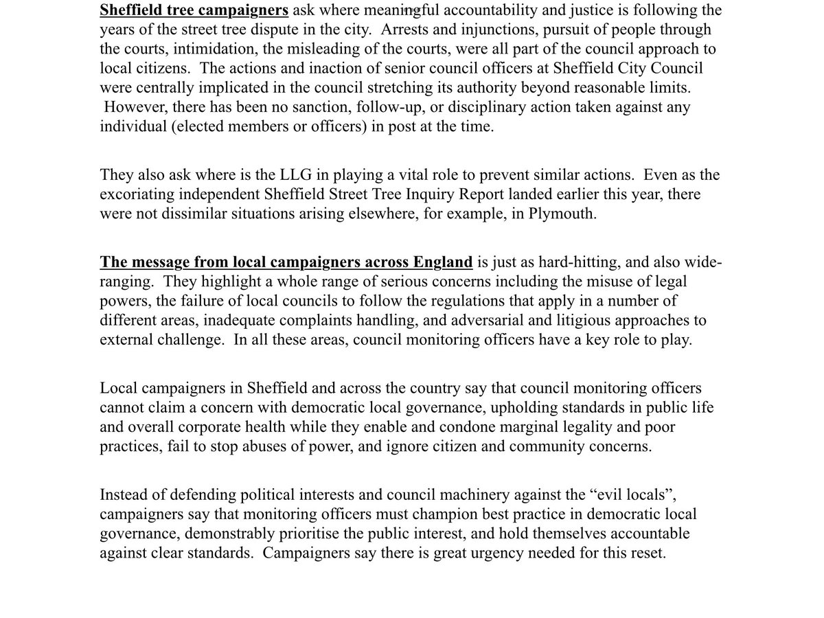 ItsOurCity1's tweet photo. A press release 👇👇

#LLGgovernance. Welcome 2 Sheffield

Please prioritise citizen/community interests (those who councils are meant 2 serve) - not simply interests of politicians &amp; council machinery. And improve standards, to halt damaging local governance failures.
3/3 https://t.co/AVxvNAt4Em