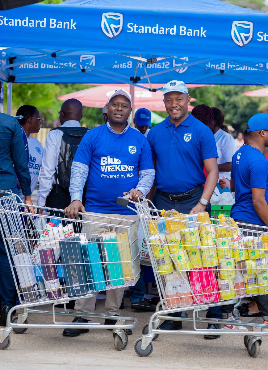 StandardBankMW's tweet photo. One lucky shopper won a 90 second trolly dash and walked away with items worth MK2,121,609.
Look out for the next Blue Weekend activation and you might be the next lucky winner!!! 2/2
#BlueWeekend https://t.co/vQt1ALFbwr
