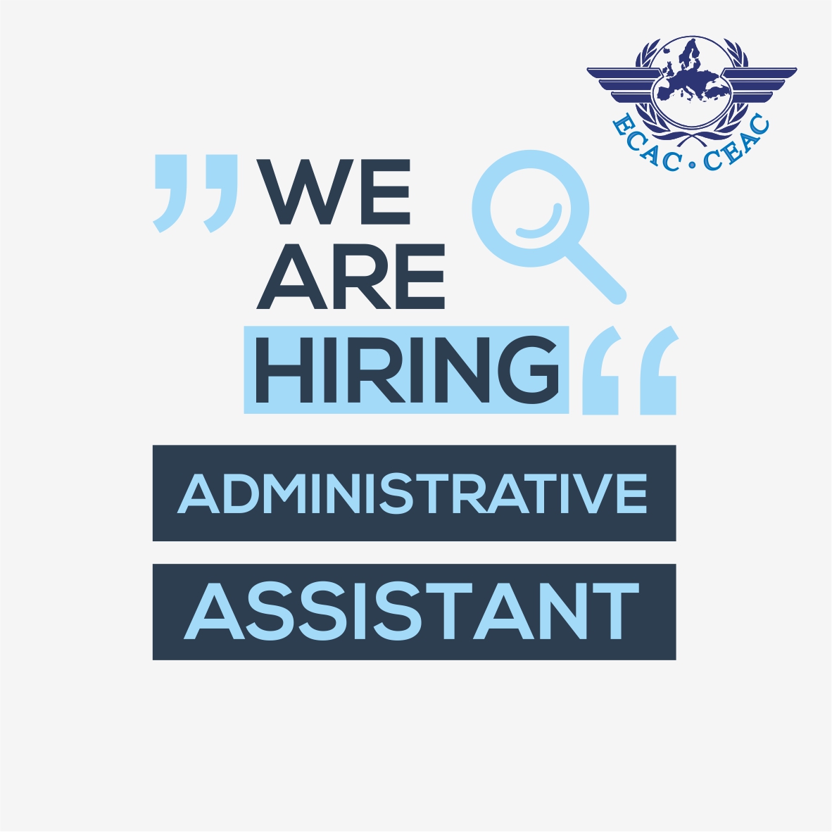 📣 Exciting job opportunities at ECAC! ✈️ Join our dynamic team in Paris! We are hiring: 1⃣ Business Operations Manager: Apply by 23 November! 📅 2⃣ Administrative Assistant: Apply by 7 December! 📅 Additional information: ecac-ceac.org/about-ecac/car… #AviationCareers #JoinUs