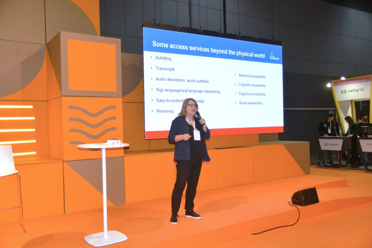 Xarxa AccessCat (@xarxaaccesscat) on Twitter photo AccessCat director <a href="/anna_matamala/">Anna Matamala</a> gave an insightful speech yesterday at <a href="/SmartCityexpo/">Smart City Expo World Congress</a> on the #accessibility challenges that smart cities and the #citiverse must face 😎 with a practical demo: the audience got to feel what a visual impairment feels like 👇 #SCEWC23 AccessCat director <a href="/anna_matamala/">Anna Matamala</a> gave an insightful speech yesterday at <a href="/SmartCityexpo/">Smart City Expo World Congress</a> on the #accessibility challenges that smart cities and the #citiverse must face 😎 with a practical demo: the audience got to feel what a visual impairment feels like 👇 #SCEWC23