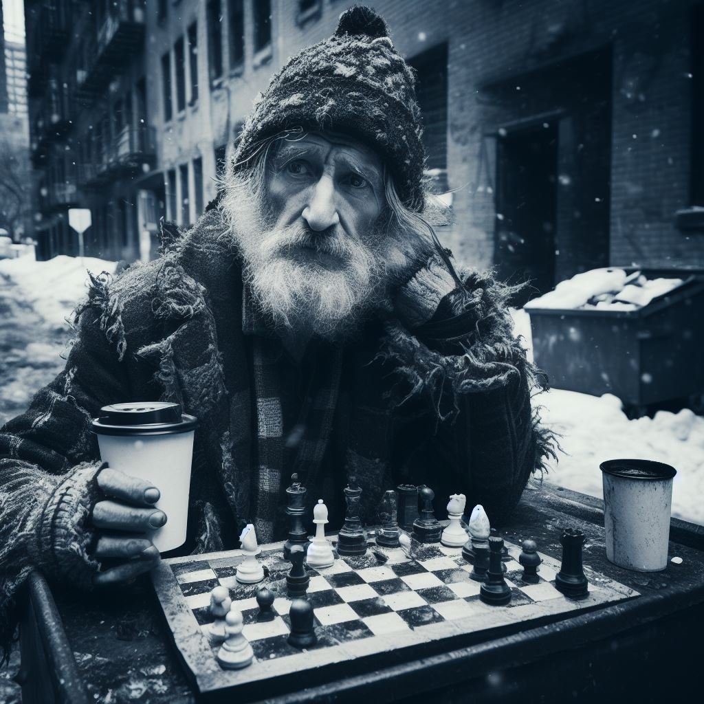 addict3d2findom's tweet image. #chess #chesshumor #aiart #aichess
&quot;At last, I have everything a man needs to be happy.&quot;
                                    \