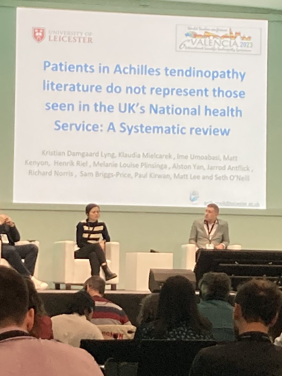 The title says it all: participants do not represent the patients seen in the NHS @Seth0Neill @kristianlyng_ #ISTStendon