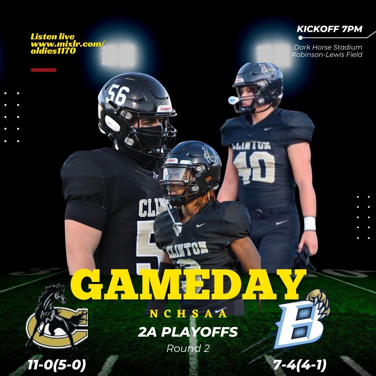 bucksweepsports's tweet photo. Gameday!!!!!! #GoHorses #ClintonU #TNKA https://t.co/xg36ZnT6kj