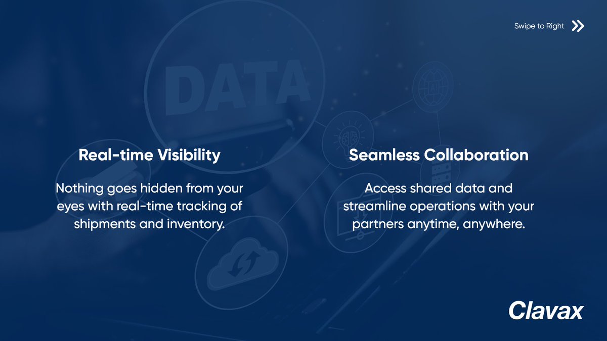 Clavax's tweet image. Faster Routes, Lesser Costs, and Better Profits!
Feel the Cloud Computing Advantages with Clavax and Transform your Logistics Business.

Visit: clavax.com

#cargo #delivery #shipping #SHIPPINGWORLDWIDE #BusinessGrowth #route #Agile