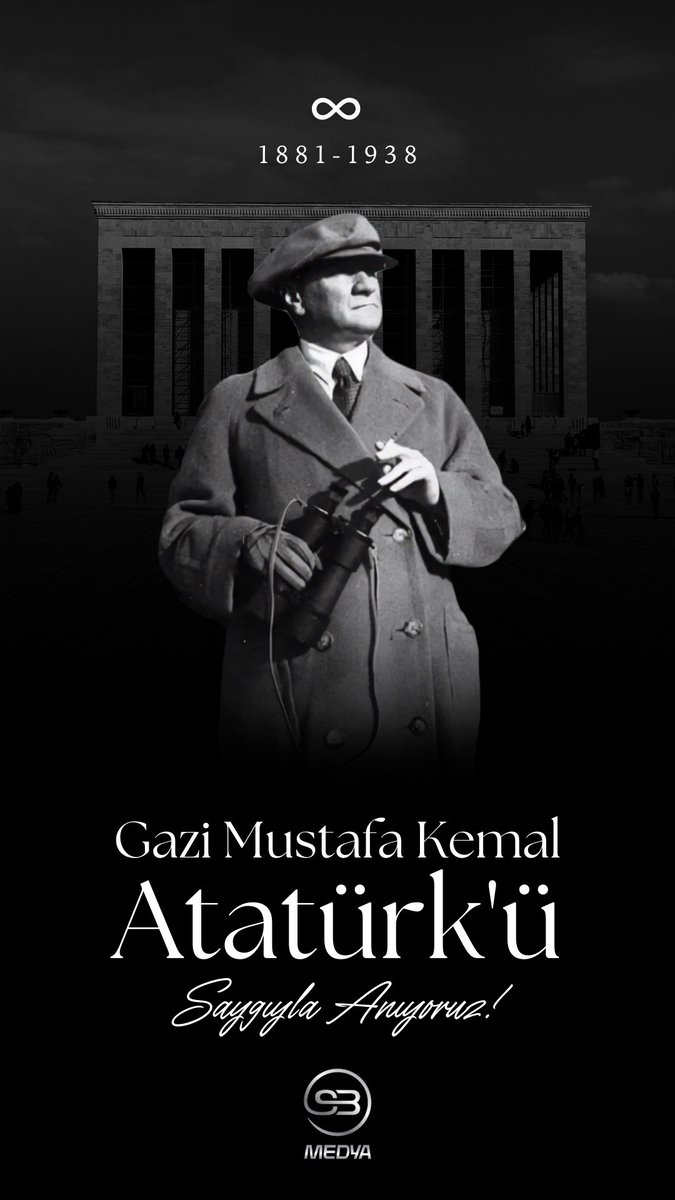 Cumhuriyetimizin kurucusu Gazi Mustafa Kemal Atatürk’ü sevgi, saygı ve özlem ile anıyoruz.. 🖤🇹🇷 #10Kasim