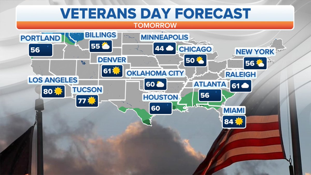 A cold front draped across the South will bring a wet weekend for Texas, Louisiana and sections of the Southeast. Flash flooding will be a concern despite the need for rain in the area. The Northwest will also be unsettled while the rest of the country remains fairly quiet.