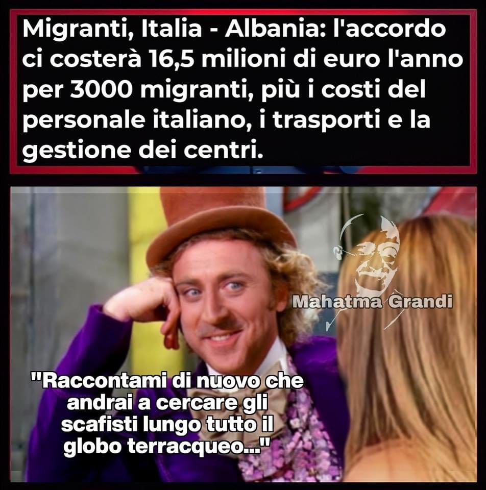 #migranti #accordo #Albania #globoTerracqueo #scafisti <a href="/welikeduel/">Propaganda Live</a> #10novembre #mahatmagrandi