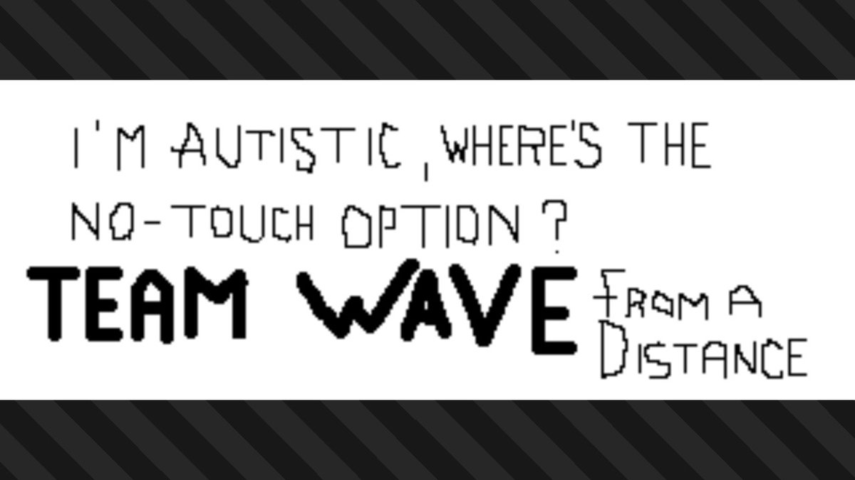 talk_that_smack's tweet photo. I'd rather wave at people than touch them to greet them #autistic #Splatfest #Splatoon3 #NintendoSwitch https://t.co/oR0jqUbpq5