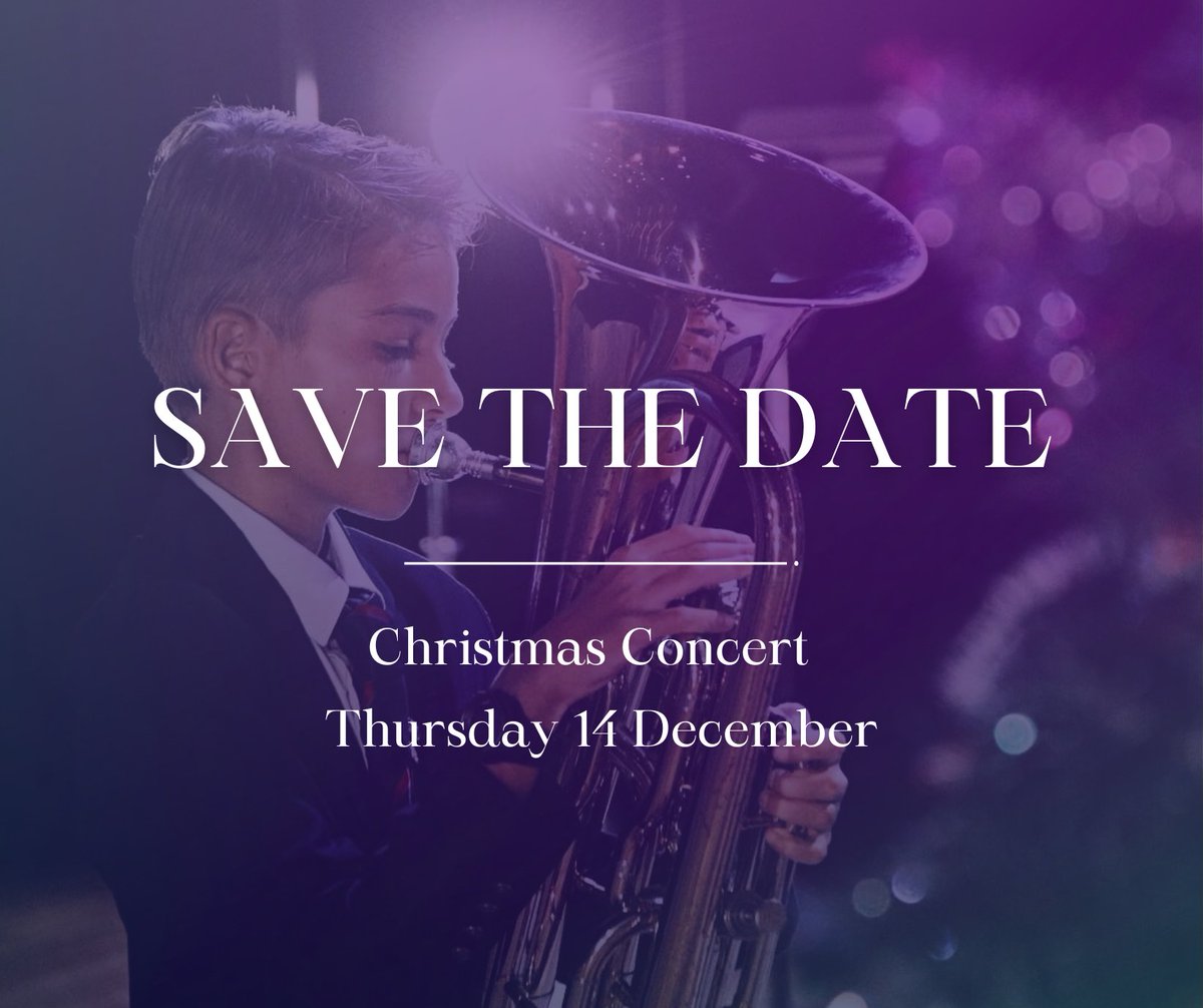 🗓️SAVE THE DATE: There will be two sessions that will take place on Thursday 14 December. The DUCKS and Junior School Christmas Showcase will be at 10am and the Whole College Christmas Concert will take place at 6pm. More details are to come! 🎄