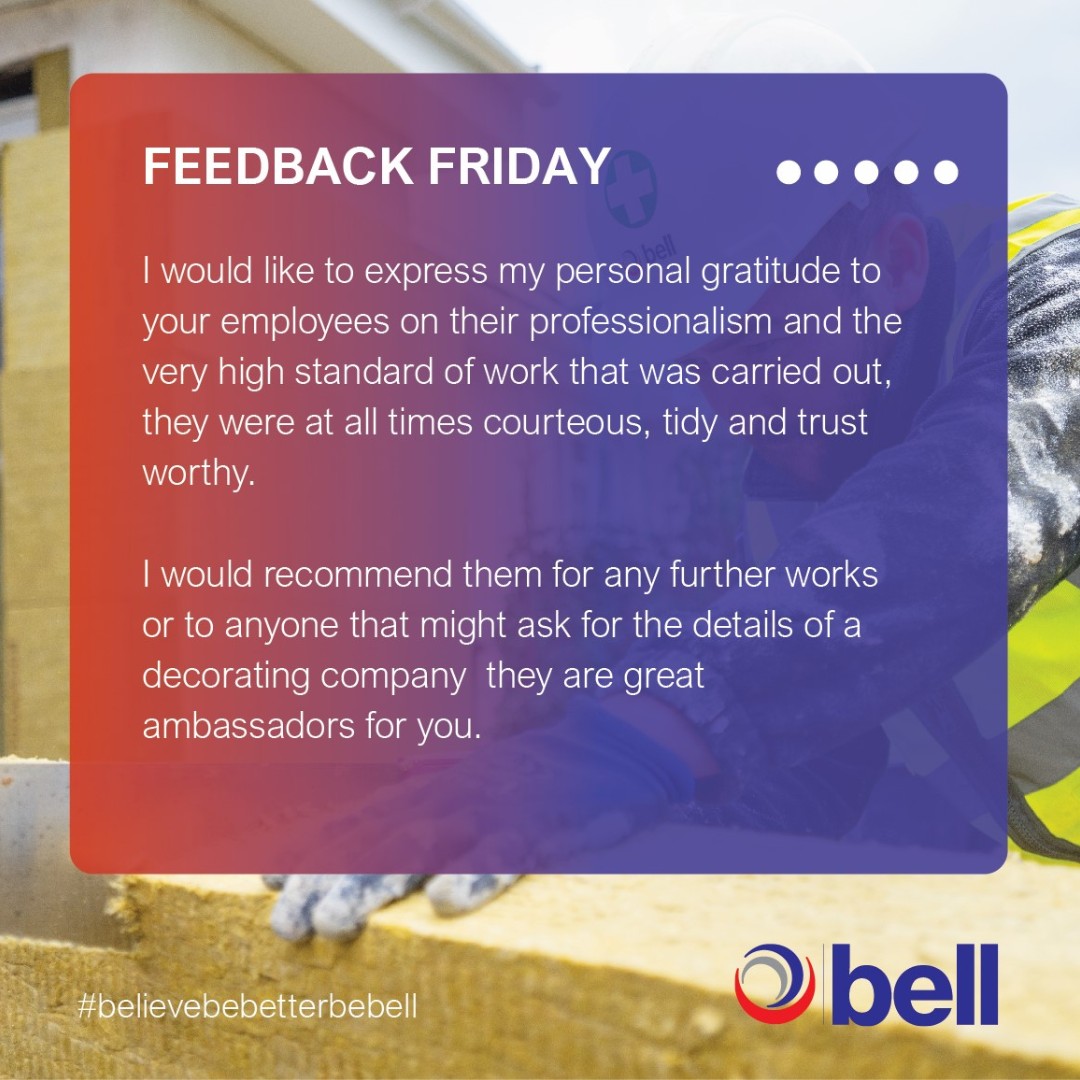 Well done to our team in the South West, some lovely feedback! #bebell #FeedbackFriday