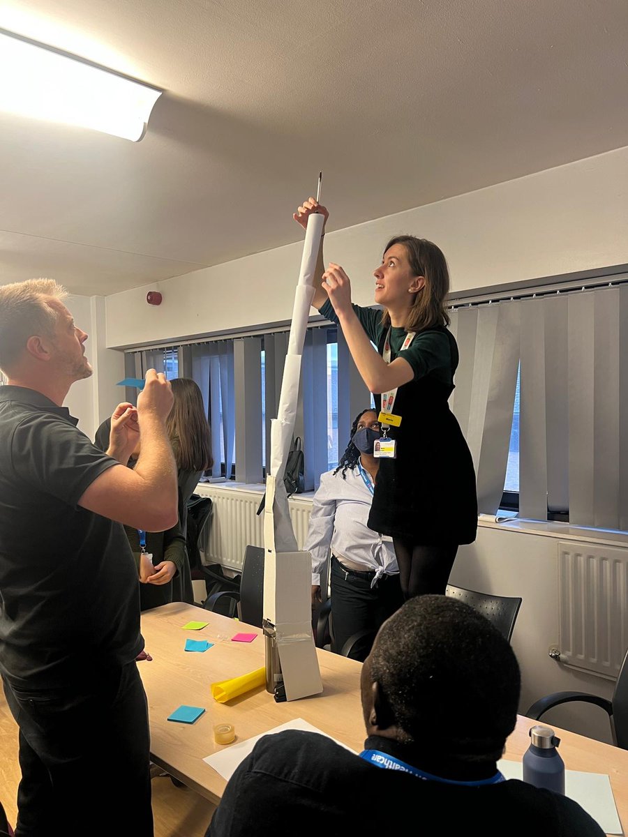 #TBT Juggling various projects can be overwhelming. Last month, we organised a team building activity where our Resident Advisors & Project leads were tasked with building towers amidst obstacles, mirroring real-life challenges. #TeamBuilding #ProblemSolving #HomertonQI 🏗️🤝