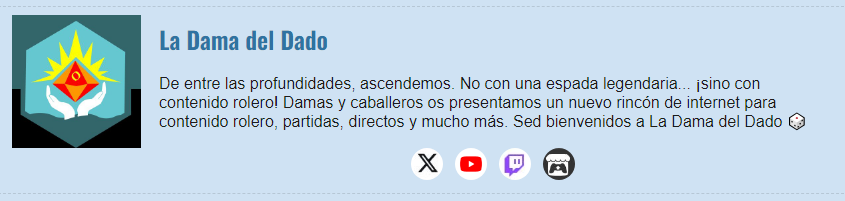 Nuevo de Divulgación / L  <a href="/LaDamaDelDado/">La Dama del Dado</a> 

gamerolonline.com/divulgacion/l#…